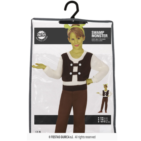 Disfraz Shrek Infantil Talla 10-12 Años