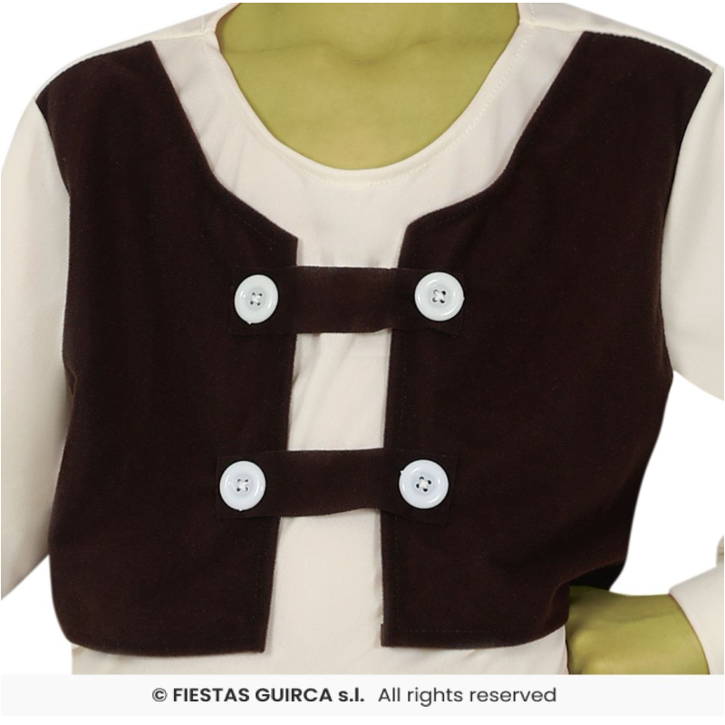 Disfraz Shrek Infantil Talla 10-12 Años