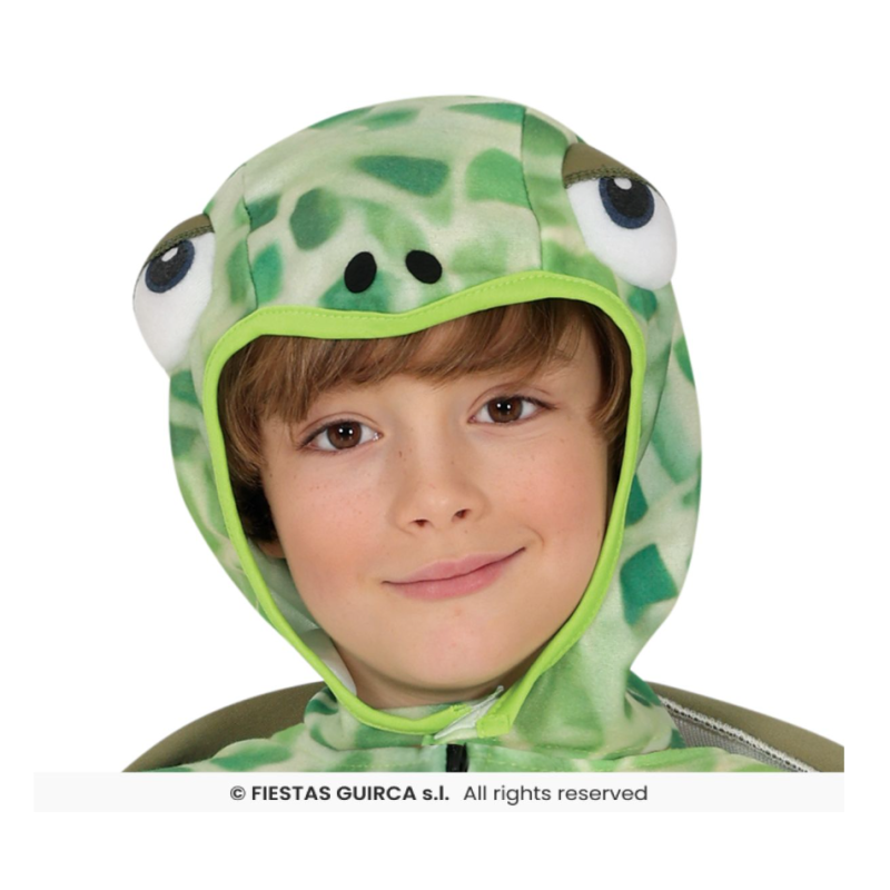 Disfraz Tortuga Marina Verde Talla 5-6 Años