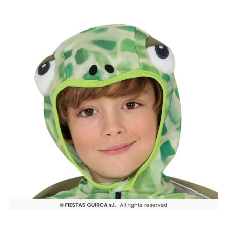 Disfraz Tortuga Marina Verde Talla 7-9 Años