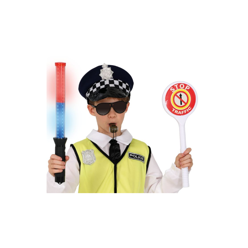 Set Policía De Tráfico 5 Pcs