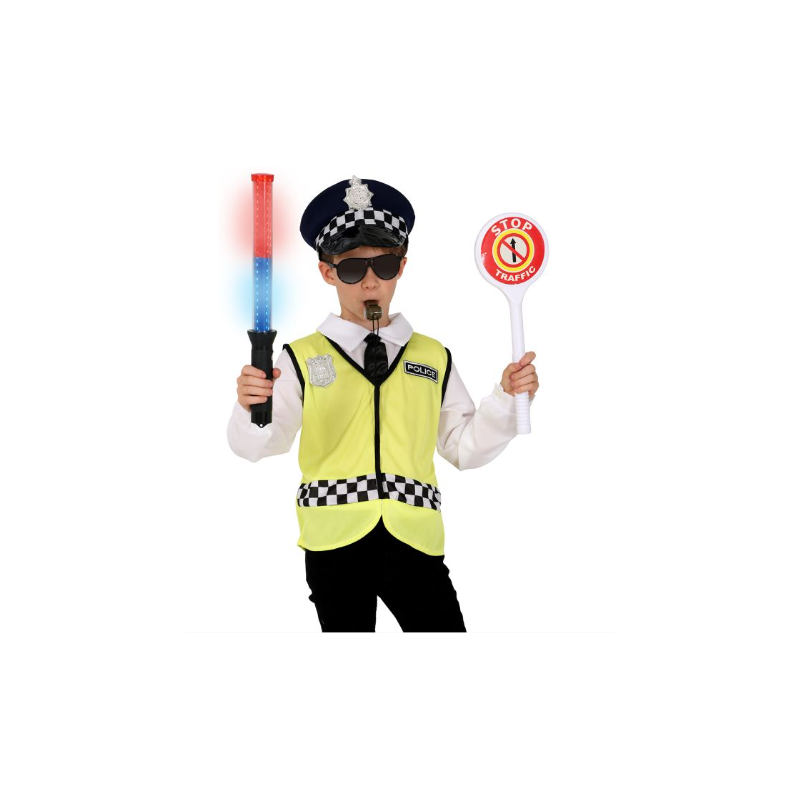 Set Policía De Tráfico 5 Pcs