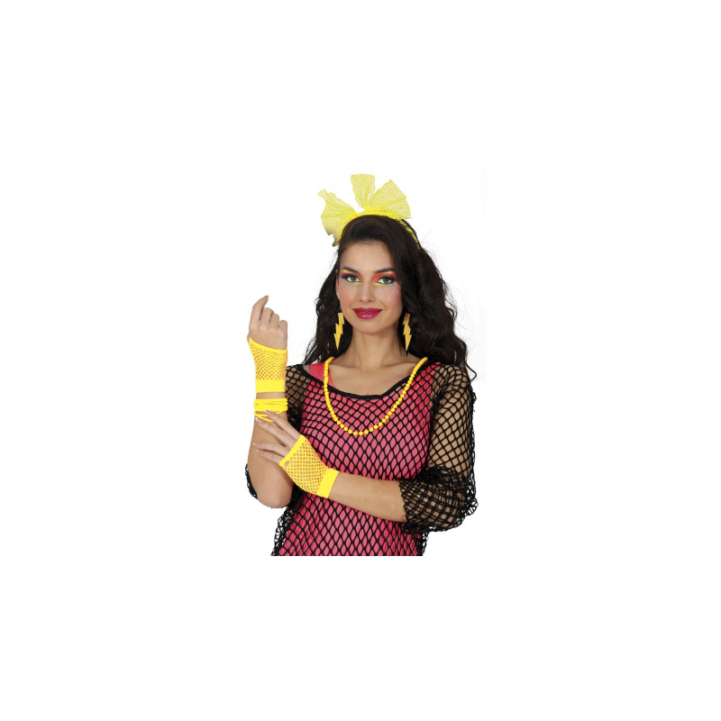 Set Años 80 5Pcs Amarillo