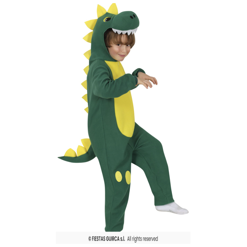 Disfraz Dinosaurio Verde Talla 3-4 Años De Fiestas Guirca
