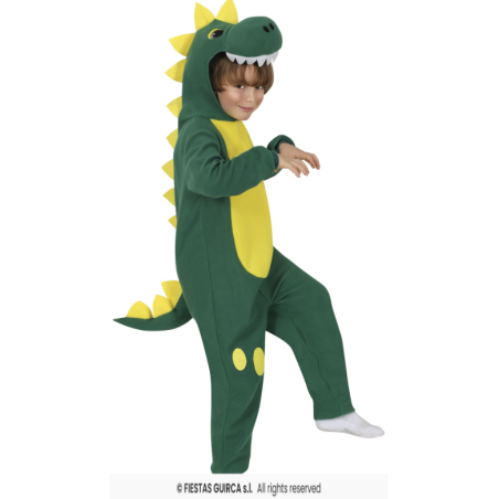 Disfraz Dinosaurio Verde Talla 3-4 Años De Fiestas Guirca