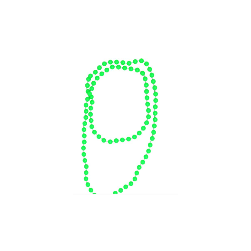 Set Años 80 5 Pcs Verde