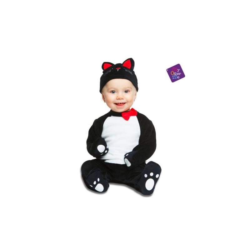 Disfraz Gatito Negro Cotton 12/24 Meses