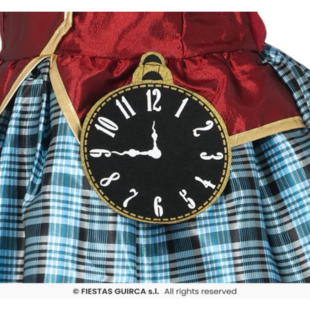 Disfraz Conejo Blanco Del País De Las Maravillas Talla 10-12 Años