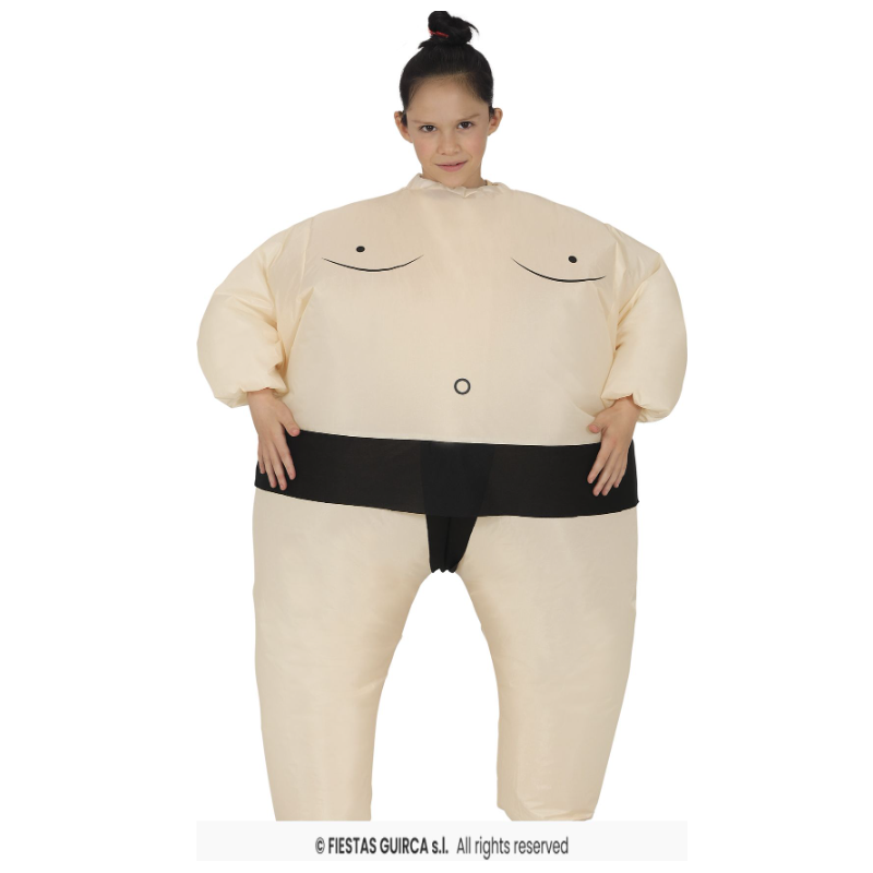 Disfraz Luchador De Sumo Infantil Talla 10-12 Años De Fiestas Guirca