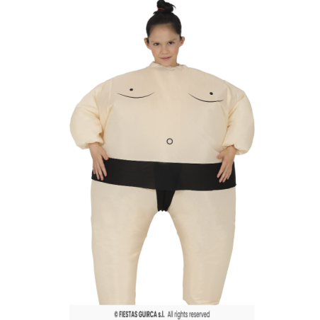 Disfraz Luchador De Sumo Infantil Talla 10-12 Años De Fiestas Guirca