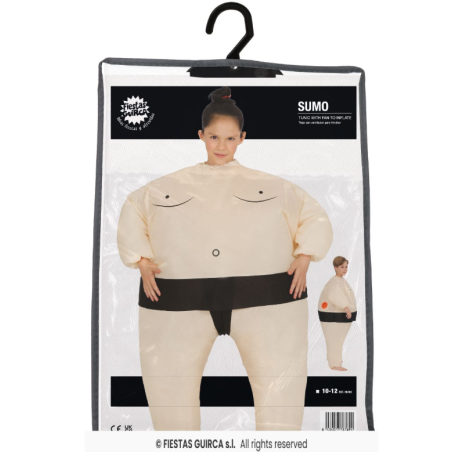 Disfraz Luchador De Sumo Infantil Talla 10-12 Años