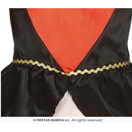 Disfraz Reina De Corazones Talla 7-9 Años