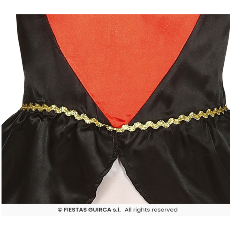 Disfraz Reina De Corazones Talla 10-12 Años