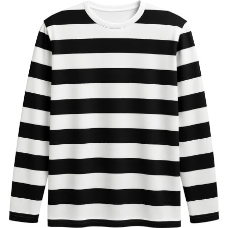 Camiseta De Rayas 5-6 Años