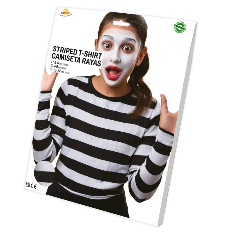Camiseta De Rayas 5-6 Años