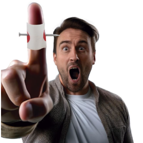 Clavo Atraviesa Dedo 2