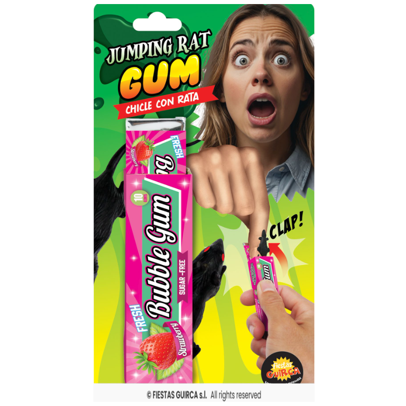 Paquete De Chicles Con Pinza De Fiestas Guirca