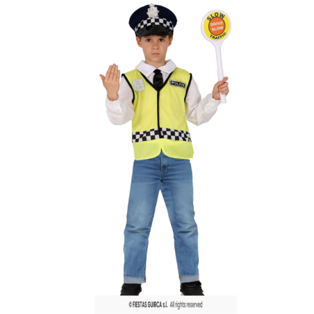 Set De Policía Talla 5-6 Años De Fiestas Guirca