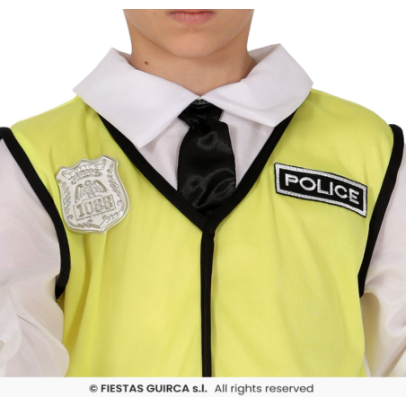 Set De Policía Talla 5-6 Años