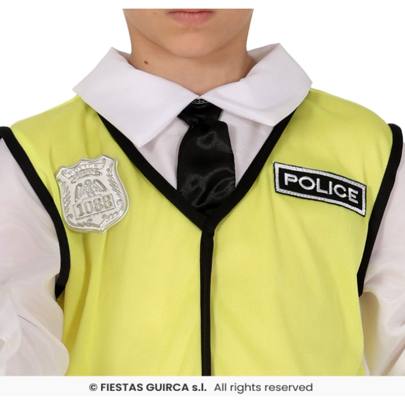 Set De Policía Talla 7-9 Años