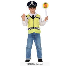 Set De Policía Talla 10-12 Años