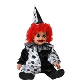 Disfraz Payaso Gris 6-12 Meses