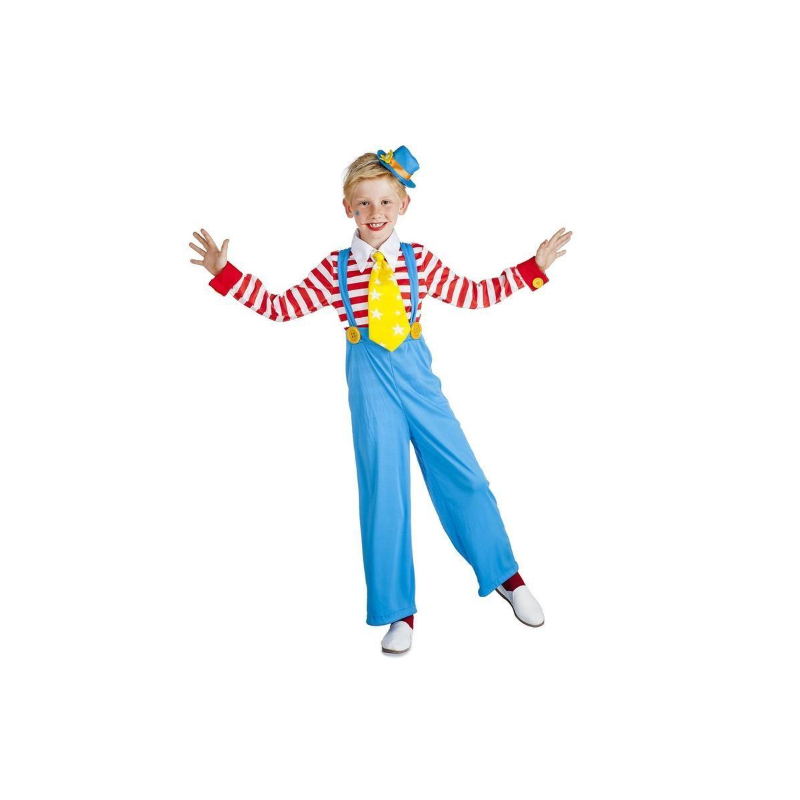 DISFRAZ PAYASO RAYAS 5-6 AÑOS