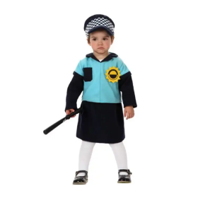 Disfraz Policía Bebé Niña 0-6 Meses