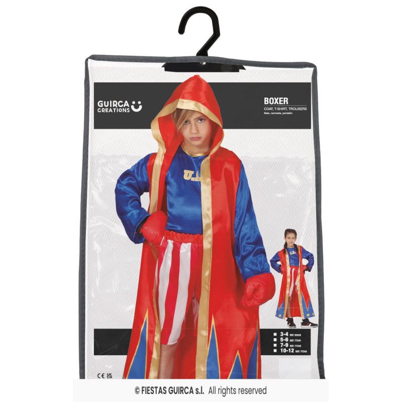 Disfraz Boxeador 5-6 Años