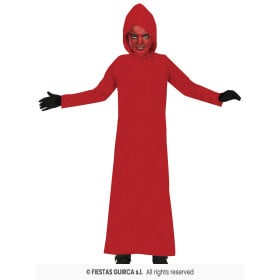 Túnica Con Capucha Roja 7-9 Años