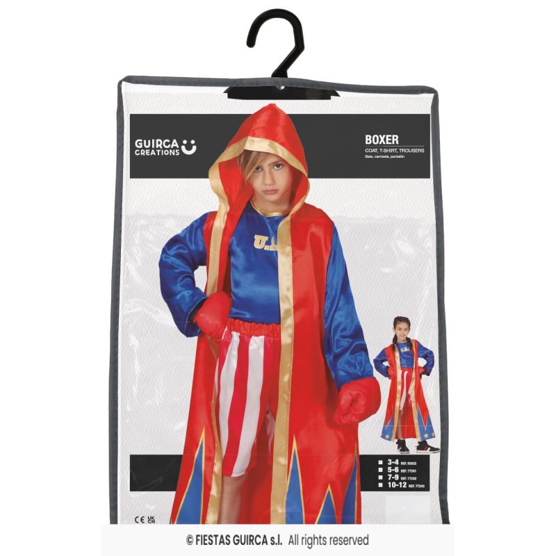 Disfraz Boxeador 10-12 Años