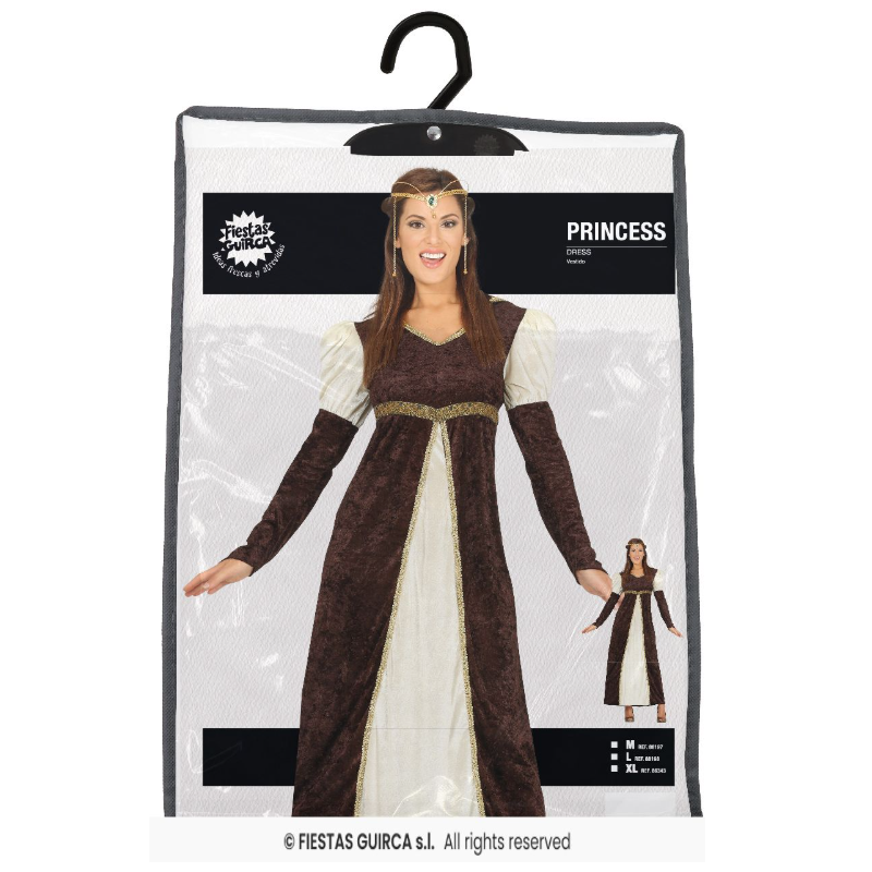 Disfraz Princesa Medieval Talla L