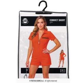 Disfraz Prisionera De Alta Seguridad Talla S De Fiestas Guirca 2