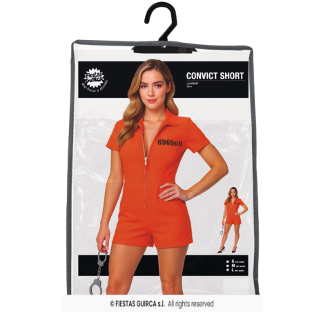 Disfraz Prisionera De Alta Seguridad Talla L