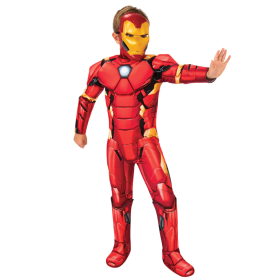 Disfraz Iron Man Deluxe Infantil Talla 3-4 Años De Rubies