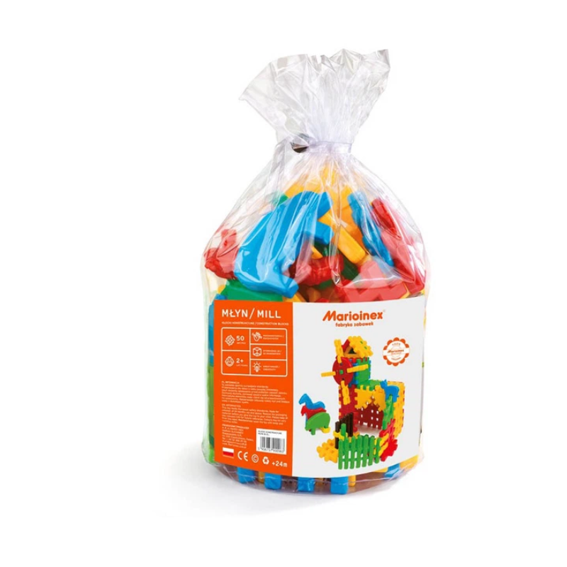 Marioinex Construcción Molino 50 Piezas