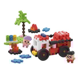 Marioinex Mini Waffle Camión De Bomberos 80 Piezas 2