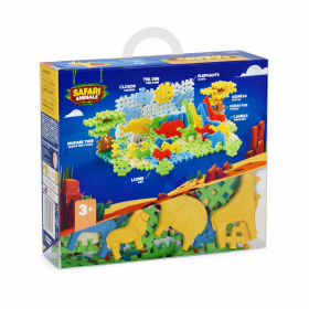 Marioinex Mini Waffle Safari Animales 100 PZS De Marioinex 2