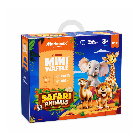 Marioinex Mini Waffle Safari Animales 100 PZS De Marioinex