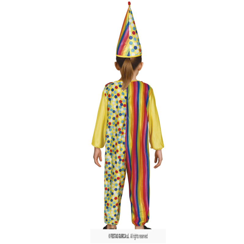 Disfraz Payaso De Circo Talla 7-9 Años
