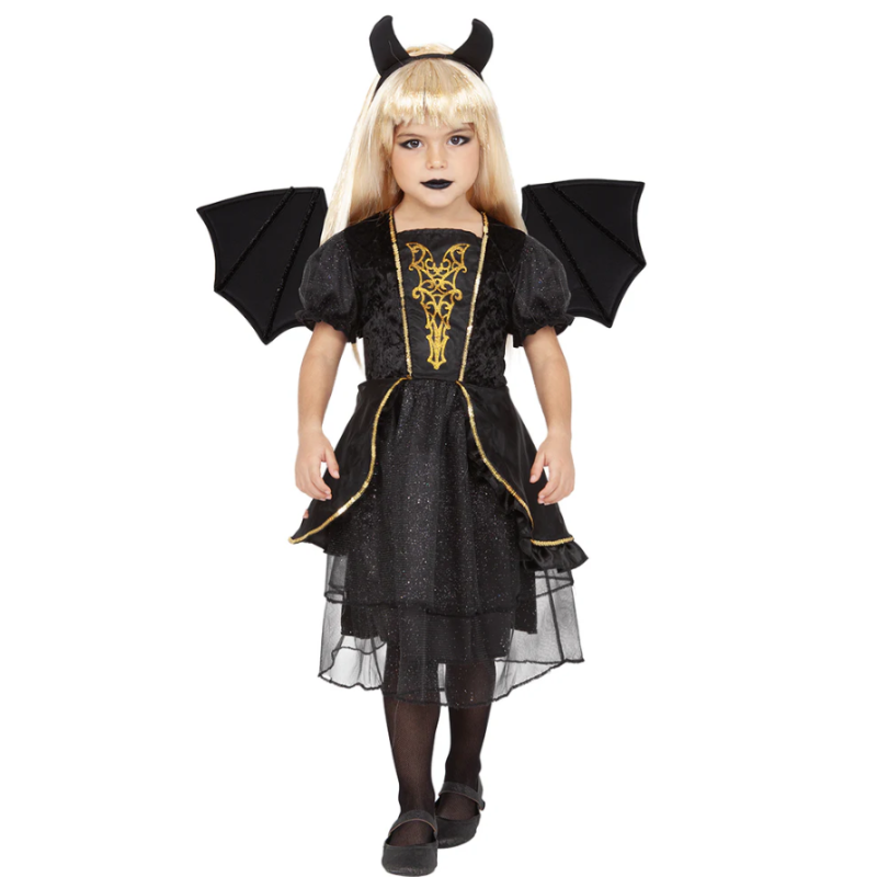 Disfraz Diabla Oscura Infantil Talla 5-6 Años De Rubies