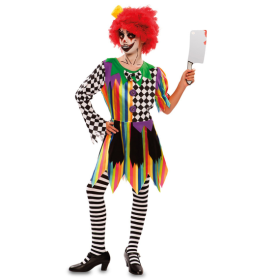 Disfraz Payasa Siniestra 5-6 Años