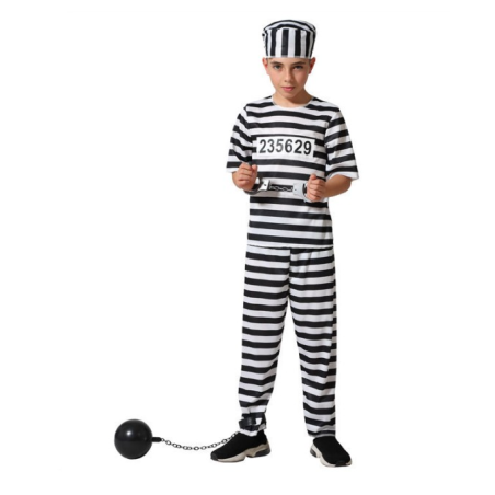 Disfraz Preso Infantil Talla 5-6 Años De Atosa