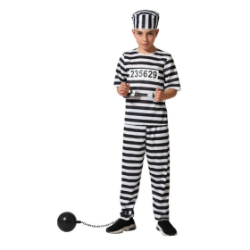 Disfraz Preso Infantil Talla 10-12 Años De Atosa