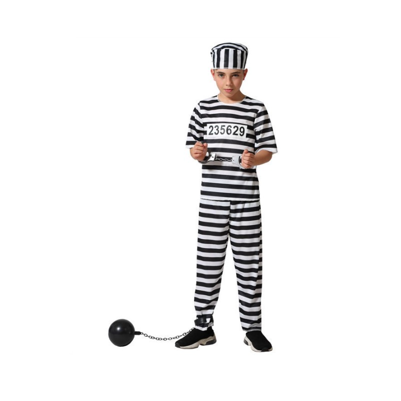 Disfraz Preso Infantil Talla 10-12 Años De Atosa