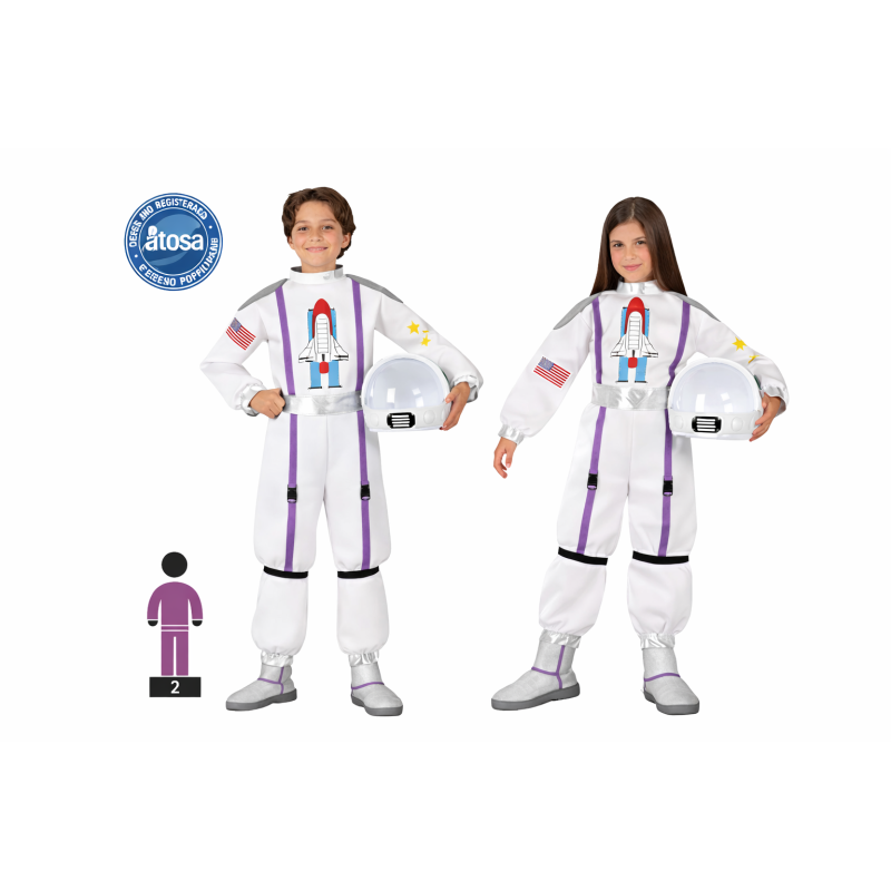 Disfraz De Astronauta Del Espacio Infantil Talla 7-9 Años