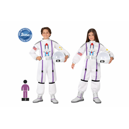 Disfraz De Astronauta Del Espacio Infantil Talla 3-4 Años