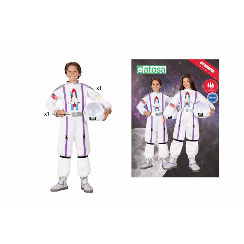 Disfraz De Astronauta Del Espacio Infantil Talla 3-4 Años