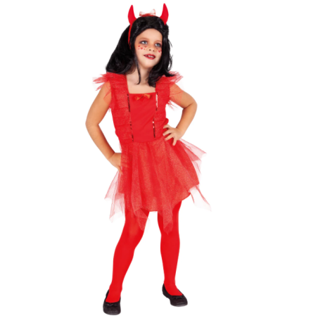 Disfraz Linda Diablesa 5-6 Años