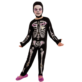 Disfraz Esqueletita Purpurina 8-10 Años